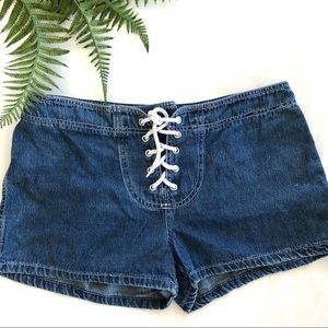 Vintage 90s style Low Rise Jean Shorts